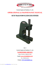 SEM 100 Operation And Maintenance Manual