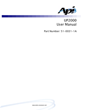 API UP2000 User Manual