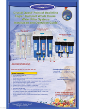 Crystal Quest CQE-WH-01103 Installation And Operation Manual