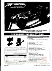 XTM Racing XT2 Racer Operating Instructions Manual