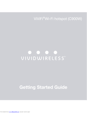 Vividwireless ViViFi C900W Getting Started Manual