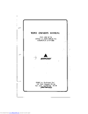 Androbot Topo Owner's Manual
