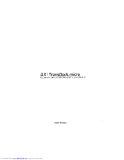 DLO 615TRNVISM TransDock.Micro User Manual