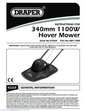 Draper HM1100B Instructions Manual