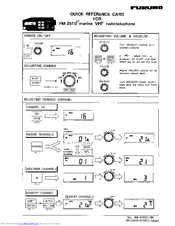 Furuno FM-2510 Quick Reference Card