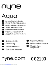 Nyne Aqua Quick User Manual