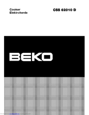 Beko CSS 62010 D Manual