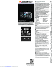 AudioSonic RD-1556 Instruction Manual