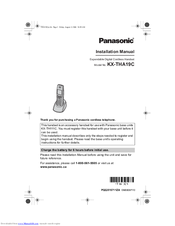 Panasonic KX-THA19C Installation Manual