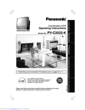 Panasonic PV-C2022-K Operating Instructions Manual