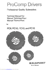 Blaupunkt PC10 Technical Manua