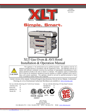 XLT Ovens XD 9004G Operating Instructions Manual