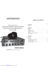 Super Star SS-3900EFT Owner's Manual