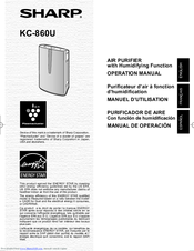 Sharp KC-860U Operating Instructions Manual
