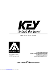 Master audio KEY15 User Manual