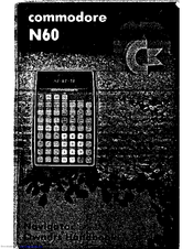 Commodore Navigator N60 Owner's Handbook Manual