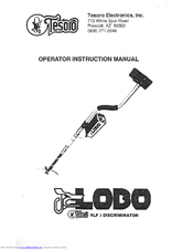 Tesoro LOBO Operator's Instruction Manual