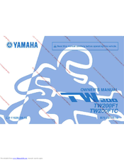 Yamaha TW200F1 Owner's Manual