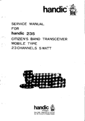 Handic 235 Service Manual