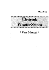 Oregon Scientific WM-918 User Manual