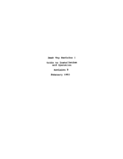 Morrow Decision I Manual To Installation & Operations