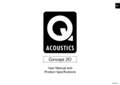 Q Acoustics Concept 20 User Manual