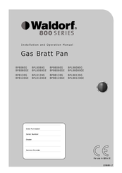 Waldorf BPL8120G Installation And Operation Manual