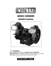 Wel-Bilt 22483 Owner's Manual