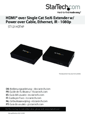 StarTech.com ST121HDT4P User Manual