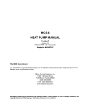 MCS MCS-8 User Manual