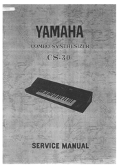 Yamaha CS-3 0 Service Manual