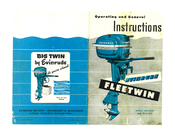 Evinrude Fleetwin 4447 Operating Instructions Manual