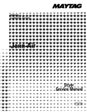 Jenn-Air JDE2000 Service Manual