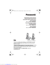 Panasonic KX-TG8232C Operating Instructions Manual