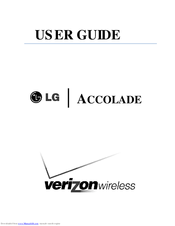 LG ACCOLADE User Manual