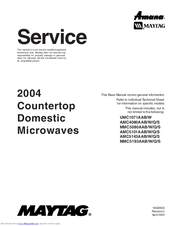 Maytag MMC5193AAB/W/Q/S Service Manual