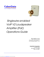 CyberData 11116 Operation Manual
