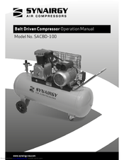 Synairgy SACBD-100 Operating Instructions Manual