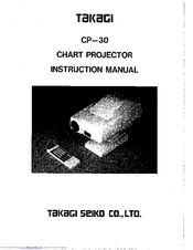 Takagi CP-30 Instruction Manual