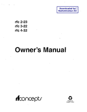 RF Concepts rfc 4-32 Owner's Manual