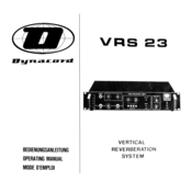 Dynacord VRS 23 Operating Manual