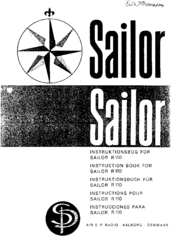 Sailor R 110 Instruction Book