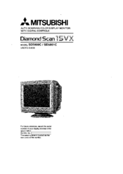 Mitsubishi Diamond Scan SD5800C User Manual