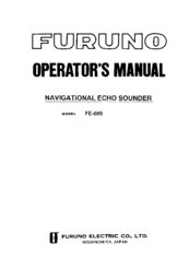 Furuno FE-680 Operator's Manual