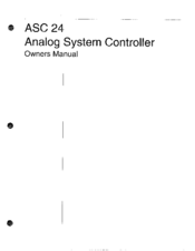 JBL ASC 24 Owner's Manual