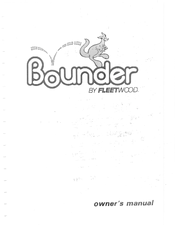 Bounder 1986 34 WB Owner's Manual