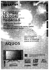 Sharp Aquos LG-37G4U Operation Manual