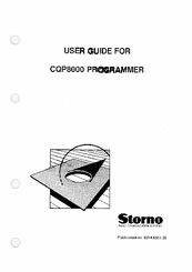 Storno CQP8000 User Manual