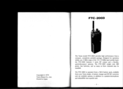 Yaesu FTC-2003 Manual