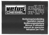 Vetus m3.10 Operation Manual